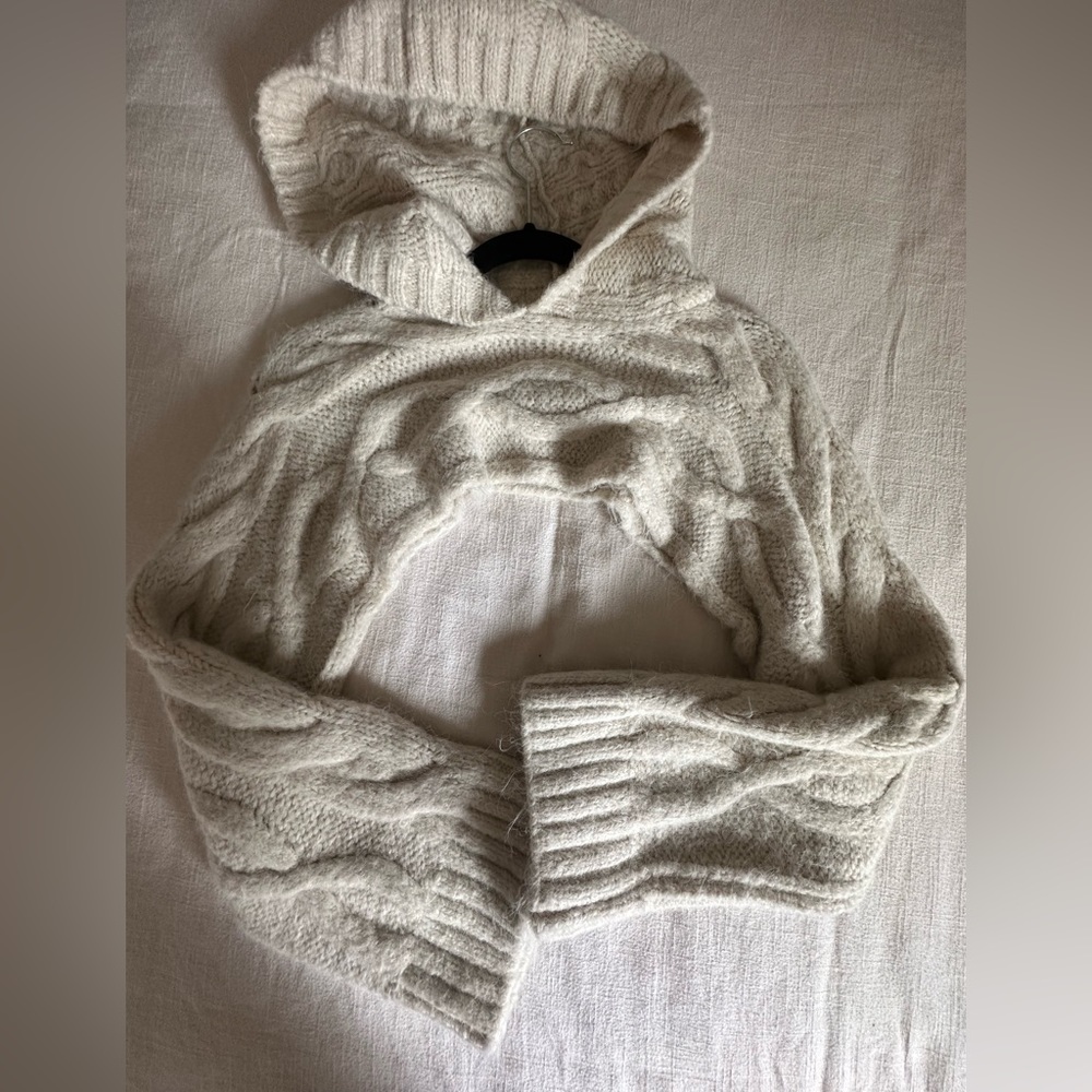 Zara super crop knit shrug